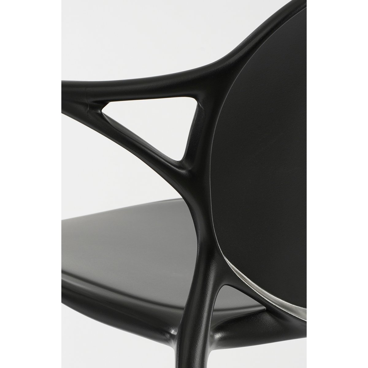 Nebraska Garden chair - L56 x W57 x H80 cm - Polypropylene - Black
