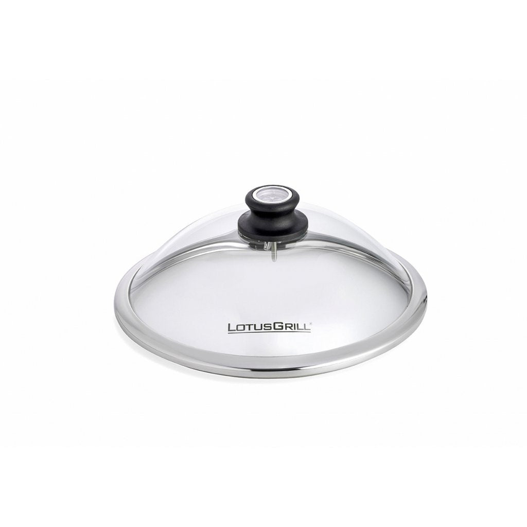 LotusGrill Glazen deksel voor Mini Ø290mm - Met geïntegreerde thermometer