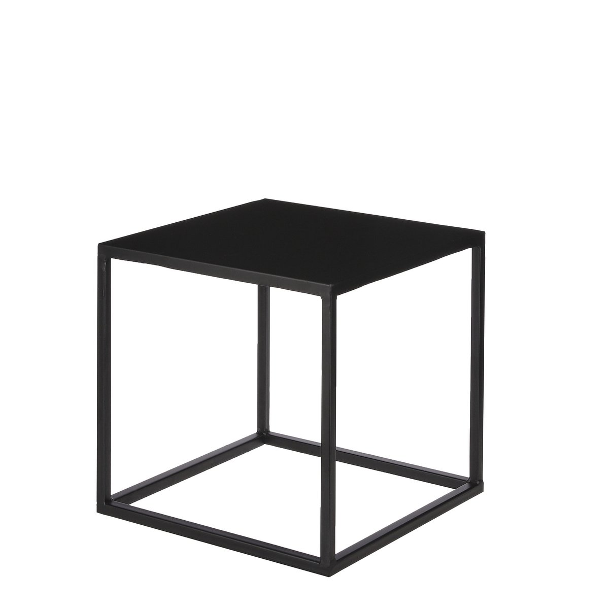 Goa Side table - Set of 2 - L35 x W35 x H33 cm - Metal - Black