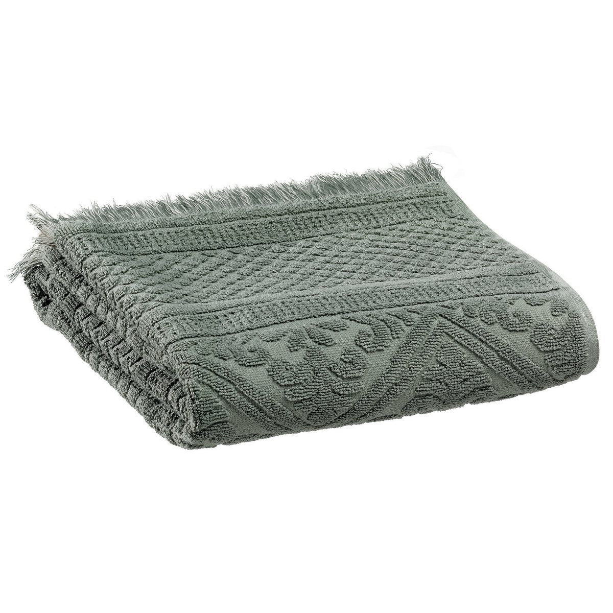 Effen handdoek Zoé Tijm 50 x 100