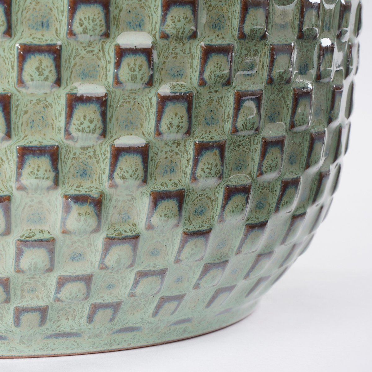 Daan Bloempot - H18 x Ø19 cm - Groen
