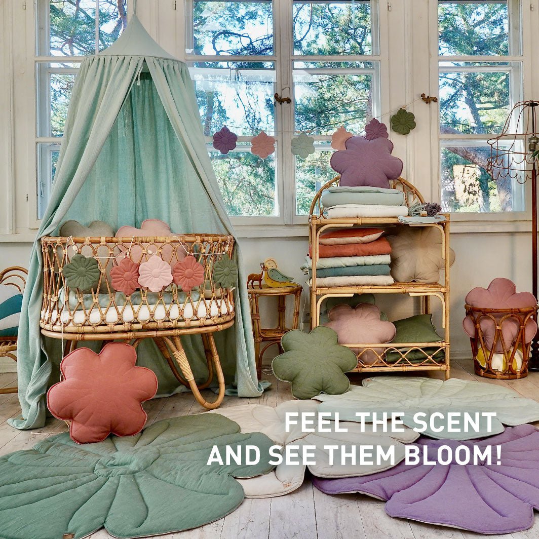 Linnen bloeislinger "Lenteboeket"