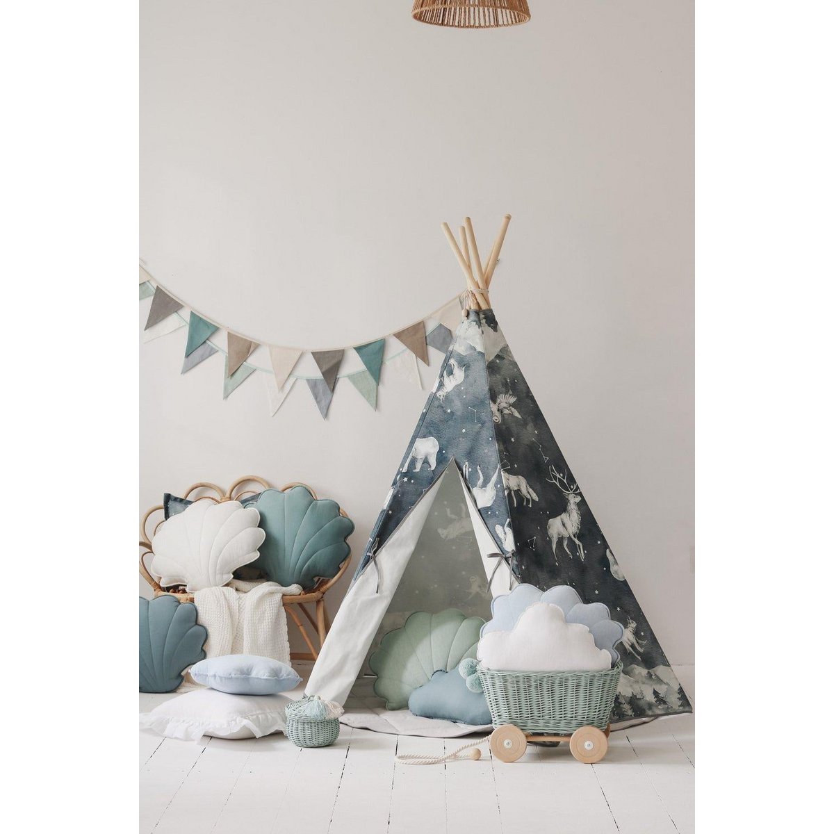 Tipi-tent "Nachtelijke hemel"