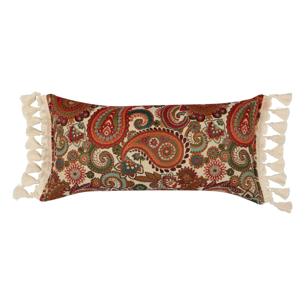 Exclusieve sierbol 'Vintage paisley' met franje