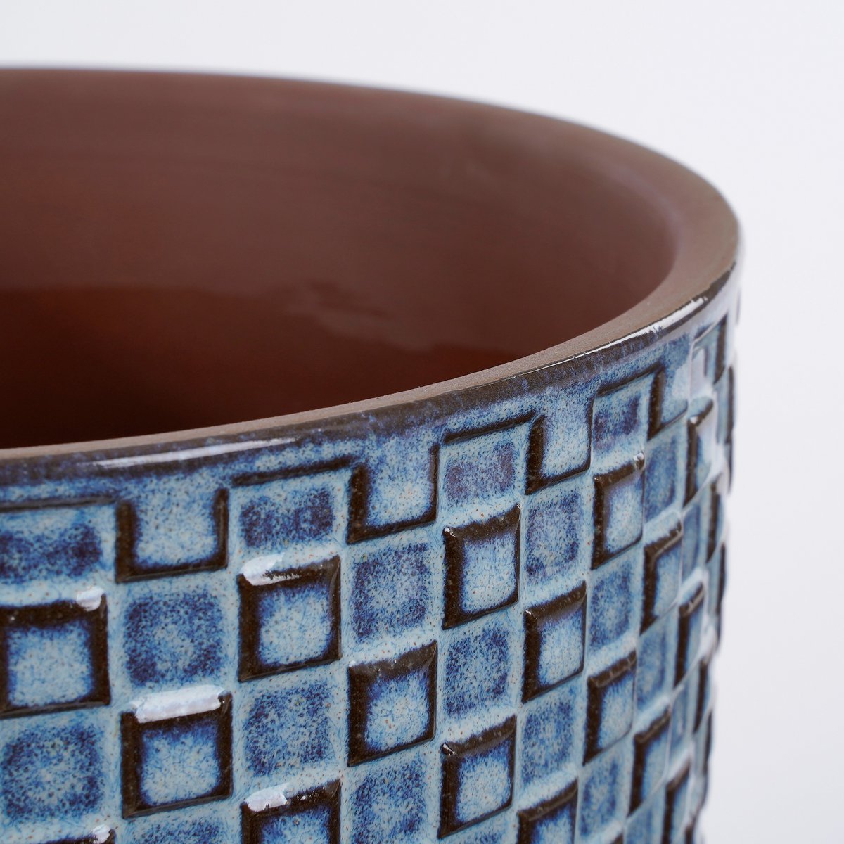 Daan Bloempot - H18 x Ø19 cm - Blauw