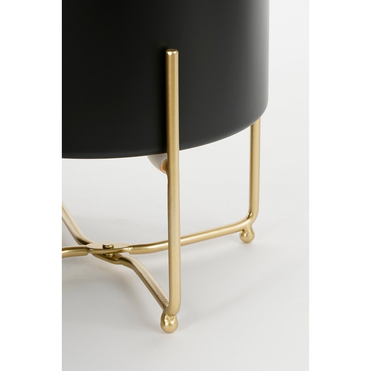 Aries Flower Pot on Stand - Set of 3 - H32 x Ø24 cm - Black