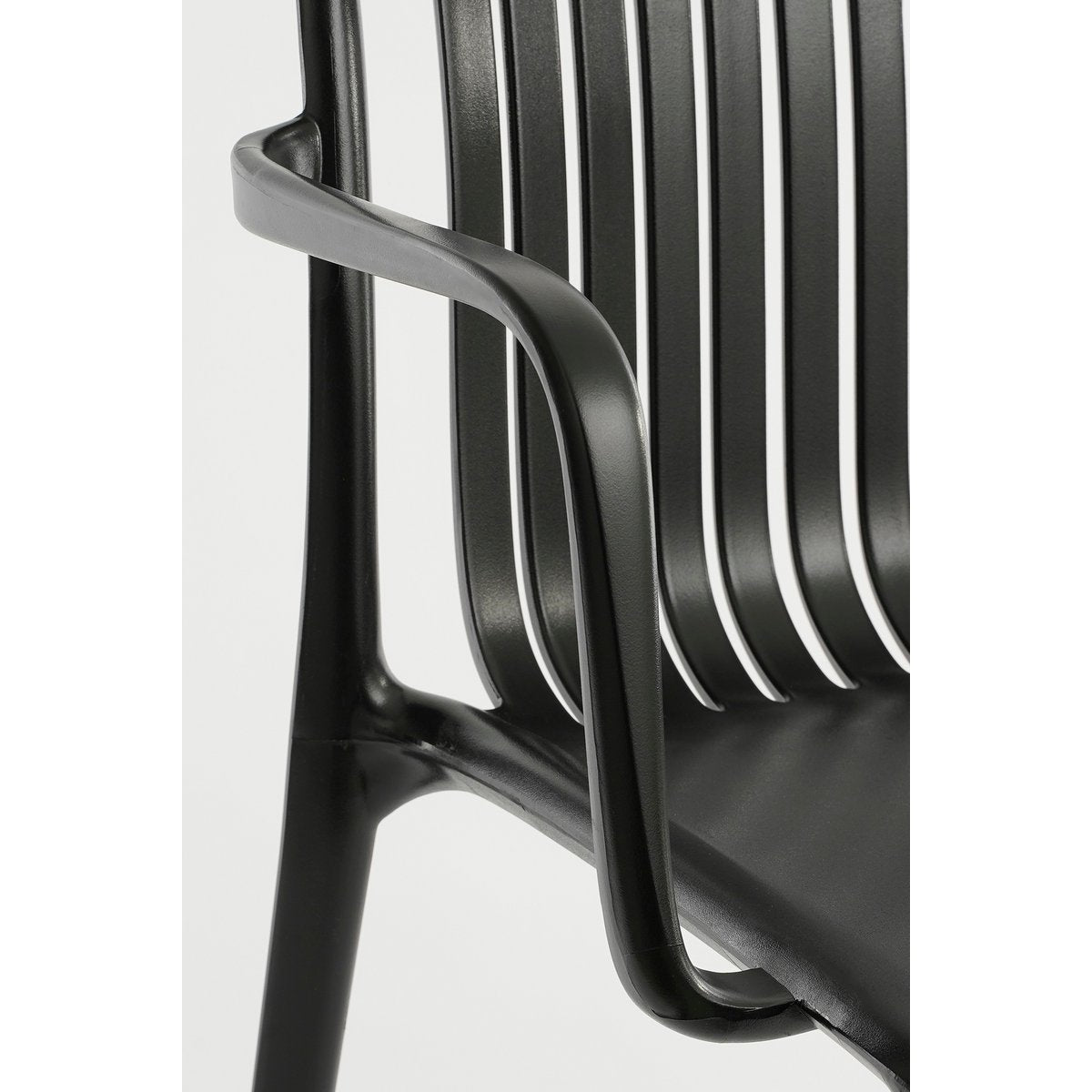 Paloma Garden chair - L53 x W53 x H78 cm - Polypropylene - Black