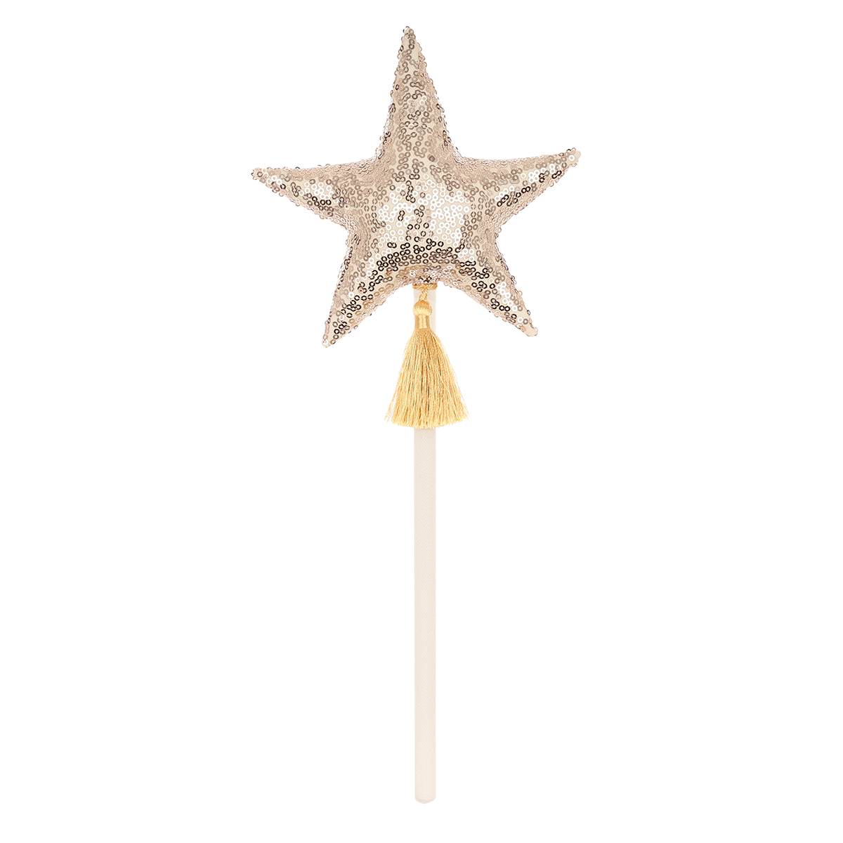 Sprookjesachtige kroon- en toverstaf-magieset "Rose Gold"