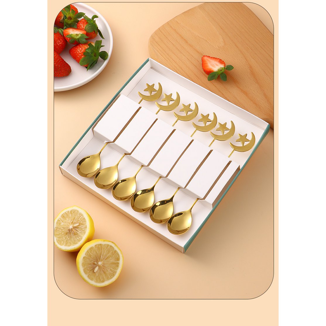 ISTANBUL GOLDEN SPOONS - SET OF 6