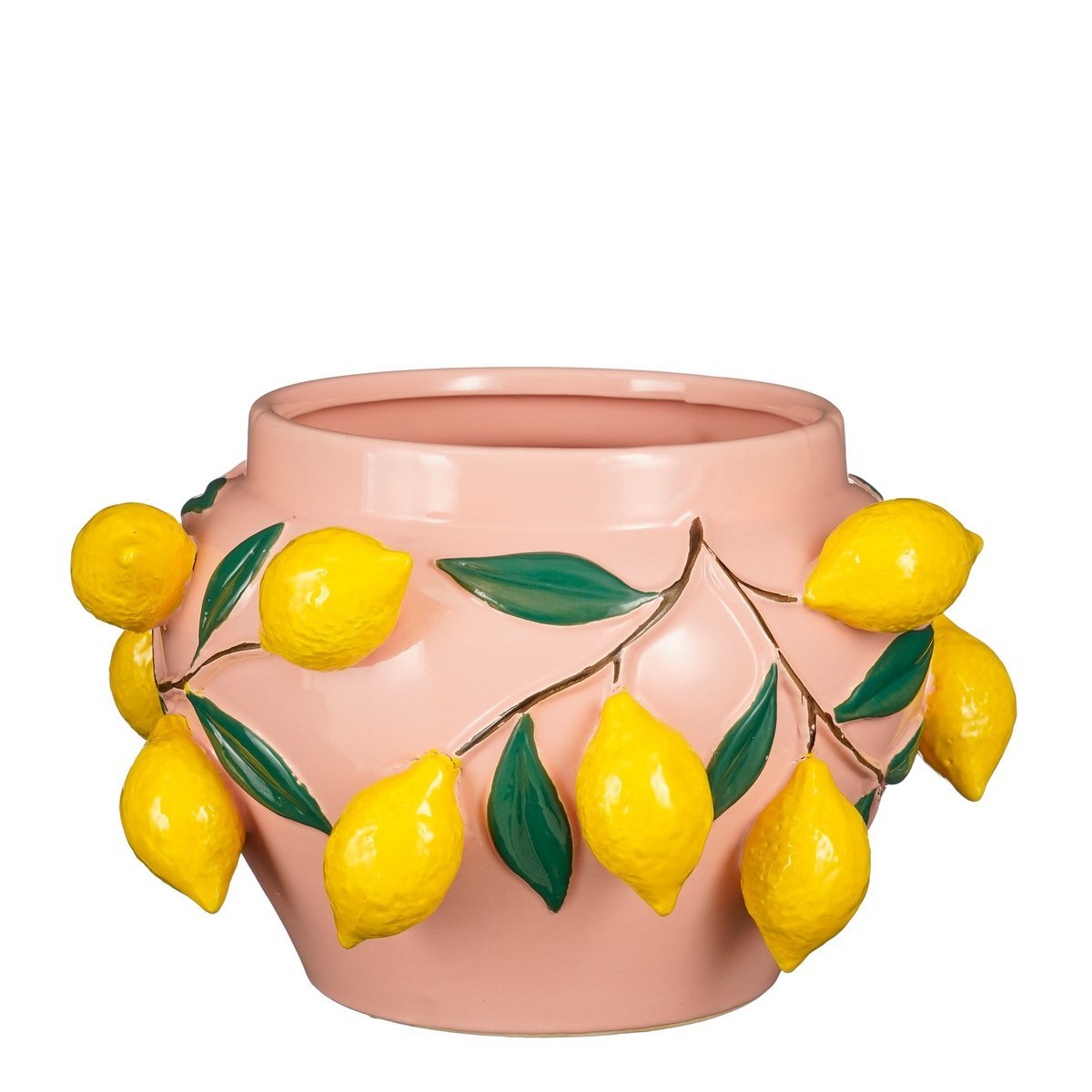 Melika Bloempot Binnen - H19 x Ø29 cm - Keramiek - Lichtroze