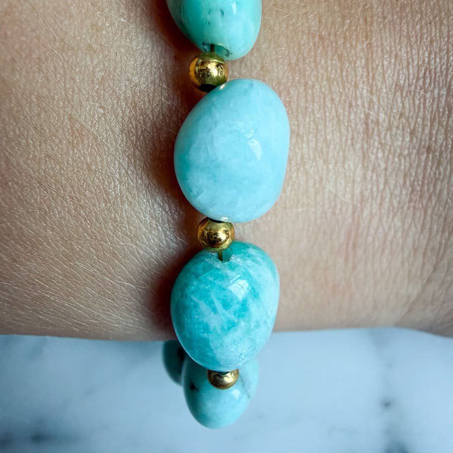LOUIZ Amazoniet armband