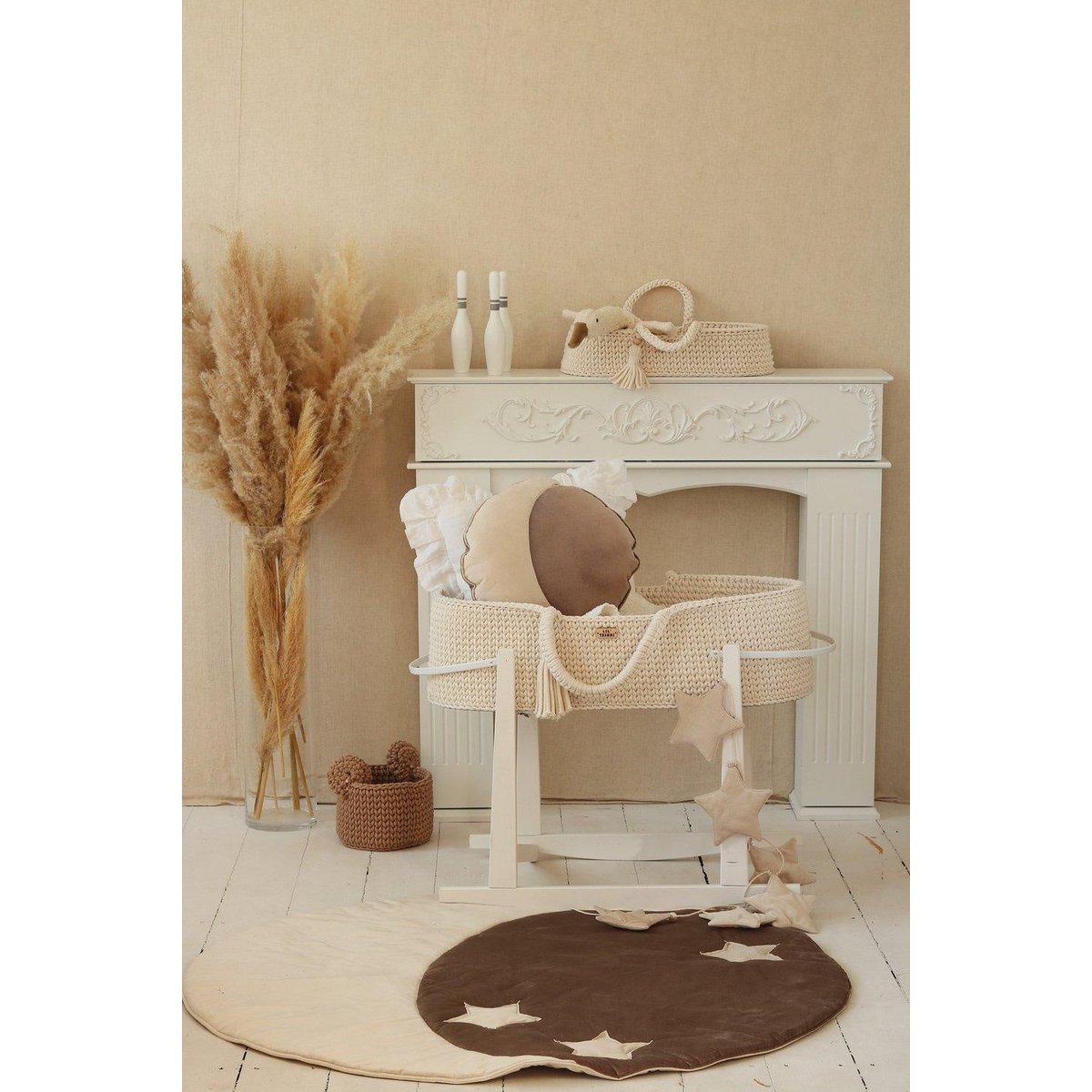 "Het is laat op Stinson Beach" Velvet Moon Mat