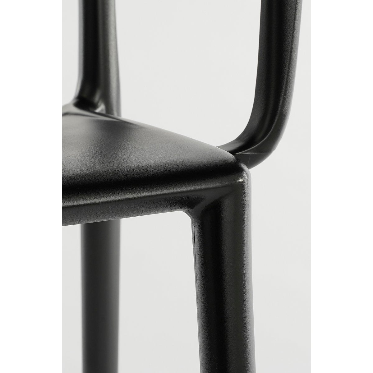Paloma Garden chair - L53 x W53 x H78 cm - Polypropylene - Black