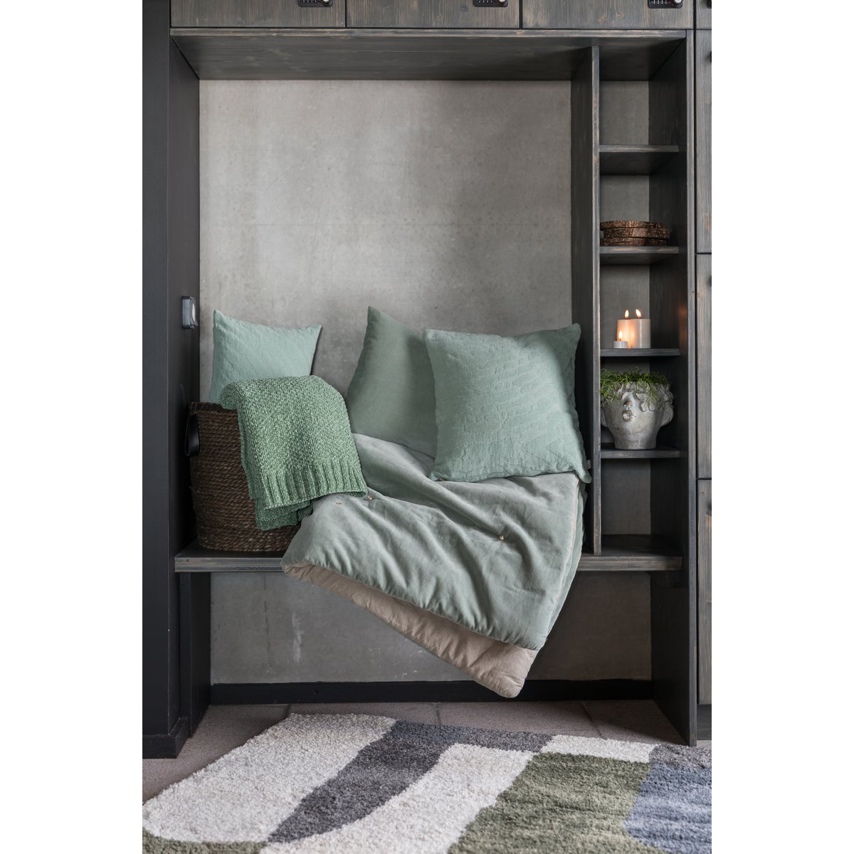 Effen kussen Elise Opaline 40 x 65