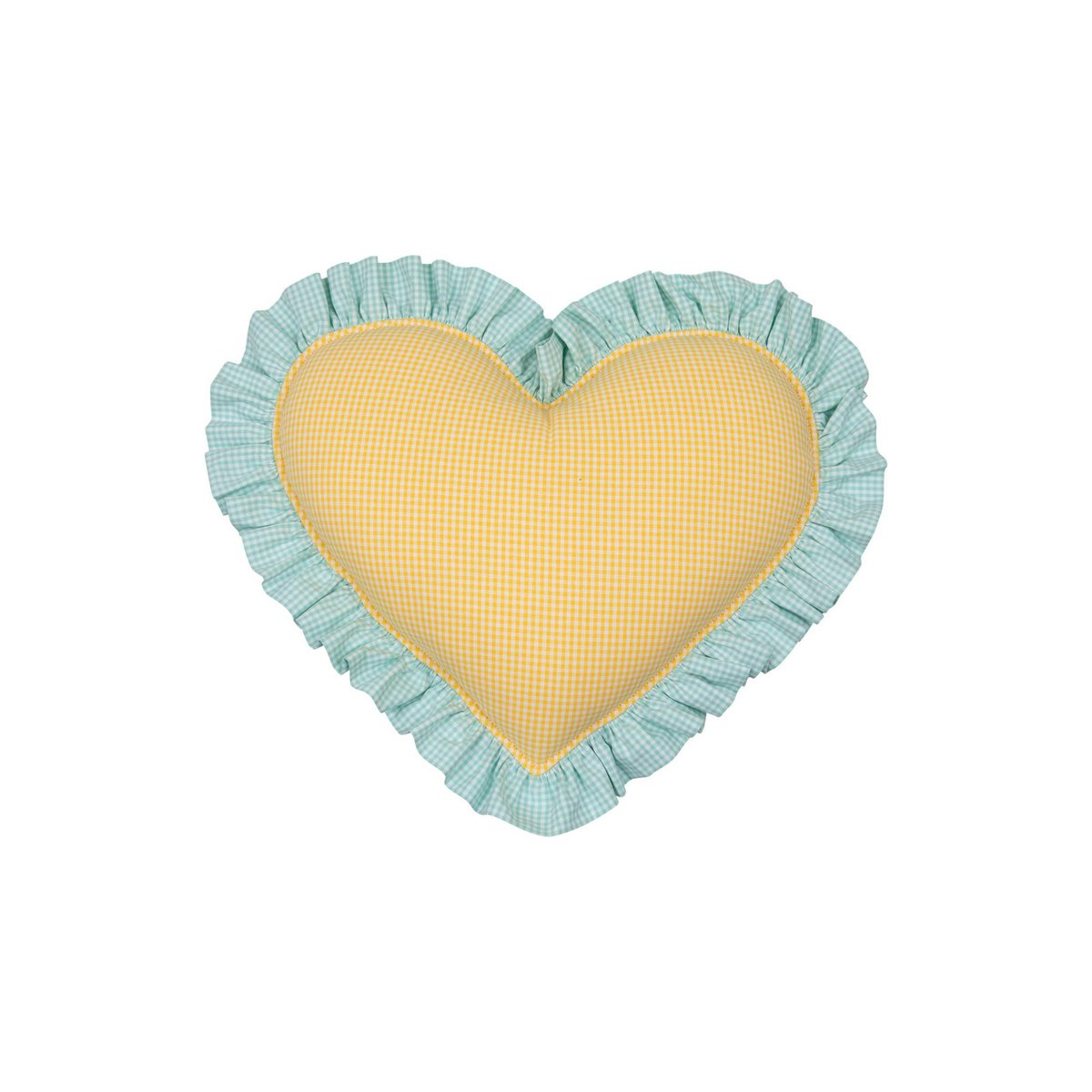 Dubbelzijdig hartkussen met franje "Summer Garden" Valentijnscadeau voor haar, Pasen en Spring Decor, Baby Shower Cadeau voor meisje, mama cadeau