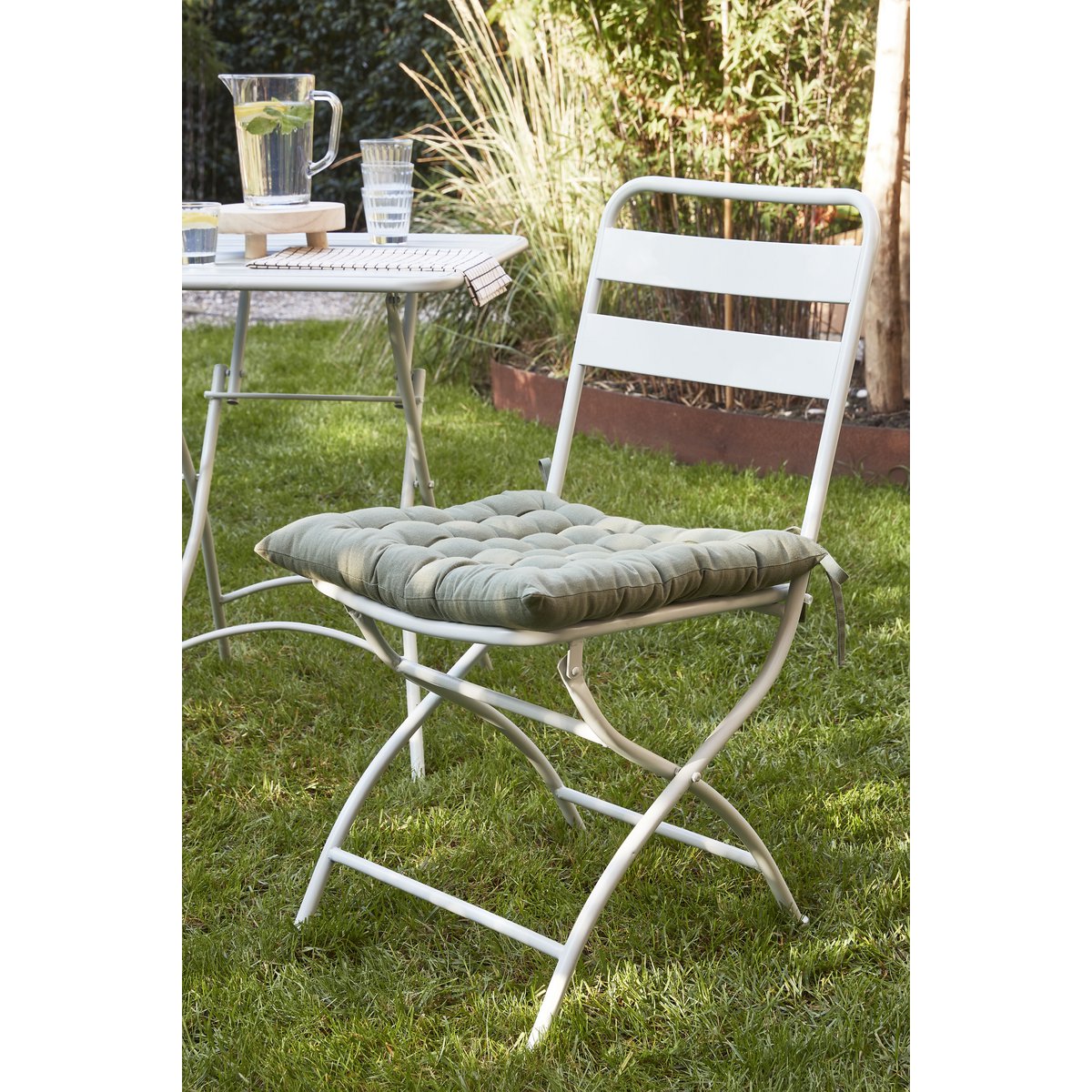 Evita Bistro set - Set of 3 - Metal - Brown