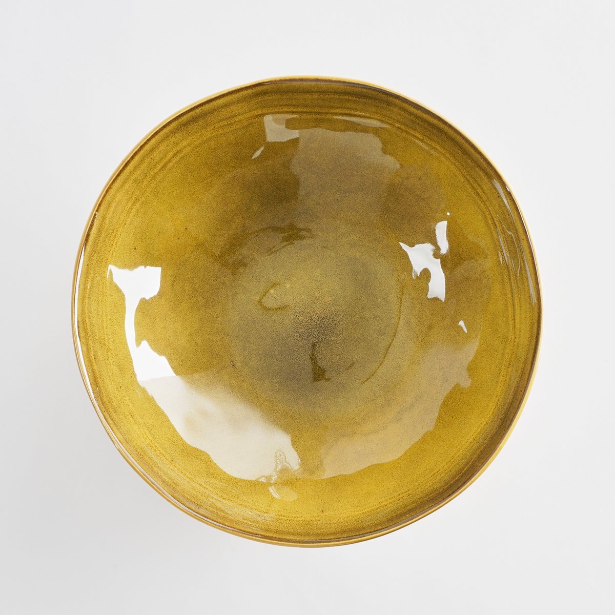 Tabo Schaal - H9 x Ø31 cm - Oker