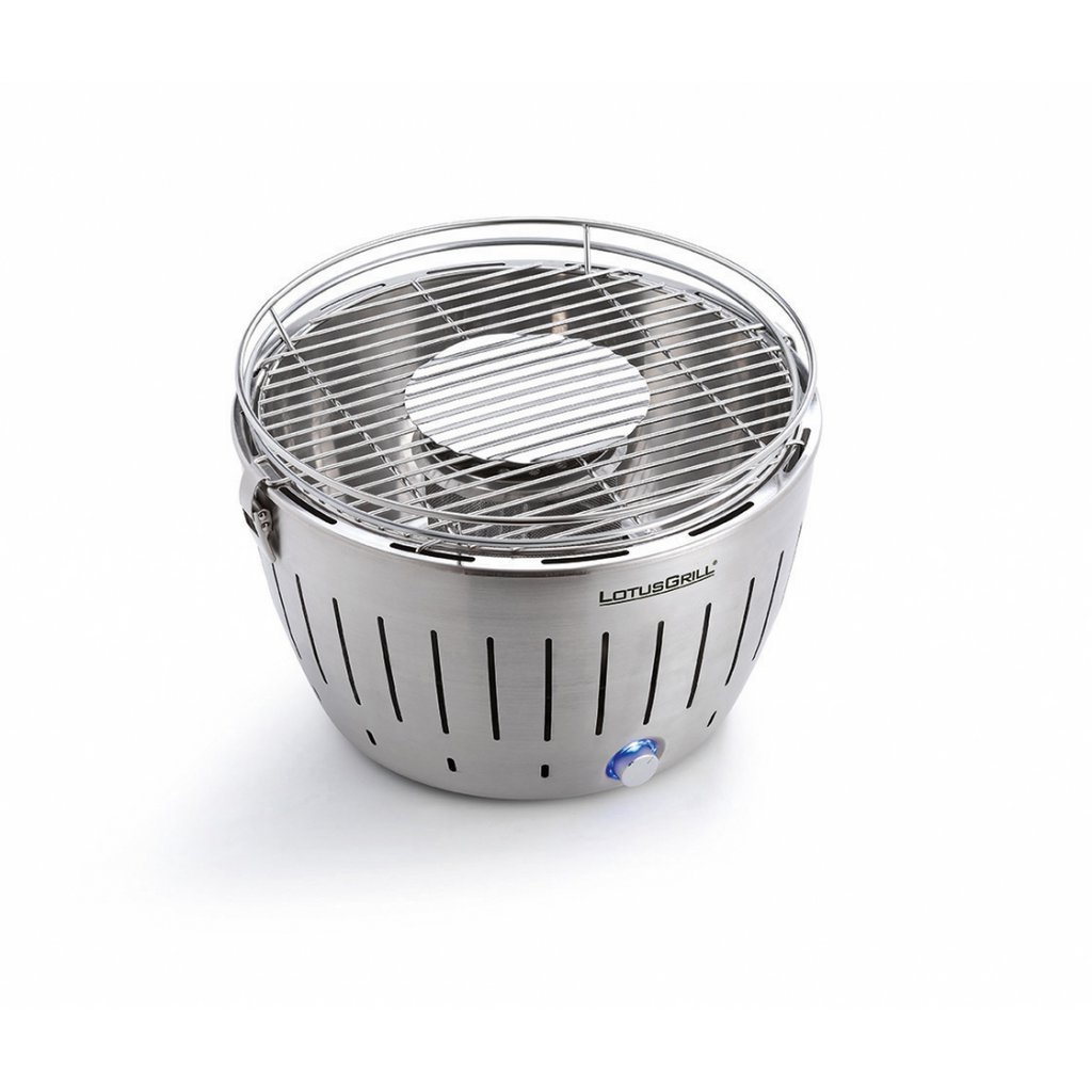 LotusGrill Classic Rookvrije & Draagbare houtskool Tafelbarbecue – Ø35 cm | Klaar in 3 Min.