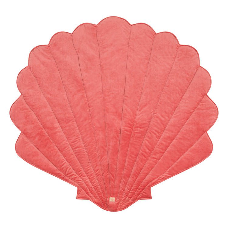 "Coral" fluwelen schelpmat