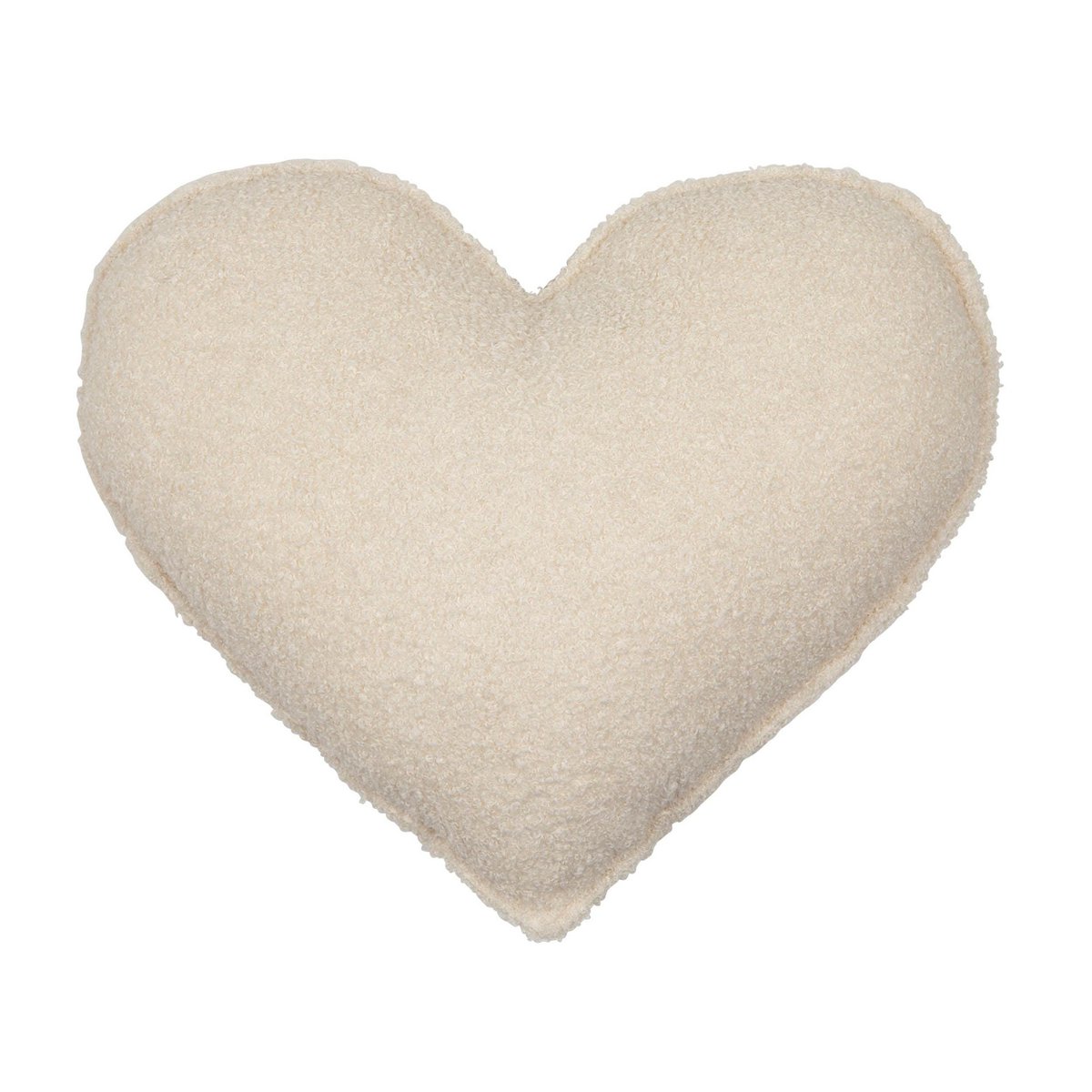 Pluize boucle teddy hartkussen, decoratief hartkussen voor slaapkamer, moderne kussens voor woonkamer, westerse woningdecorestijl