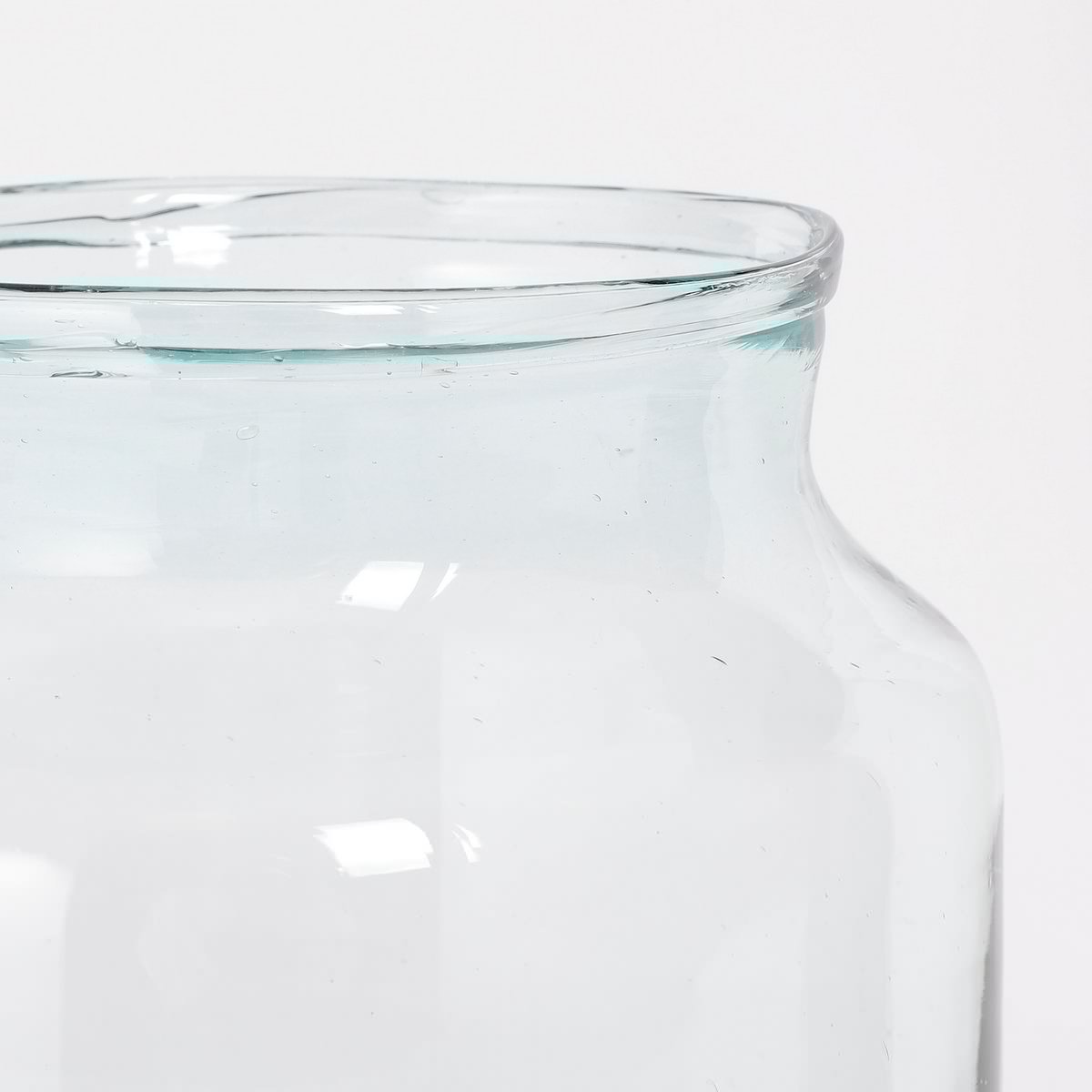 Vienne Vase - H42 x Ø29 cm - Recycled Glass - Transparent