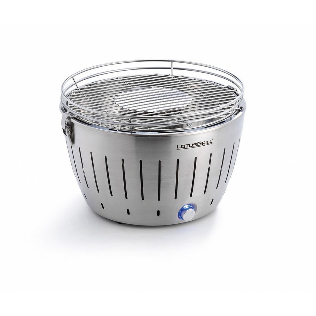 LotusGrill Classic Rookvrije & Draagbare houtskool Tafelbarbecue – Ø35 cm | Klaar in 3 Min.