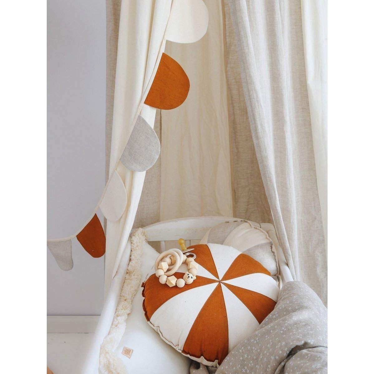 Patchworkkussen 'Caramel Candy'