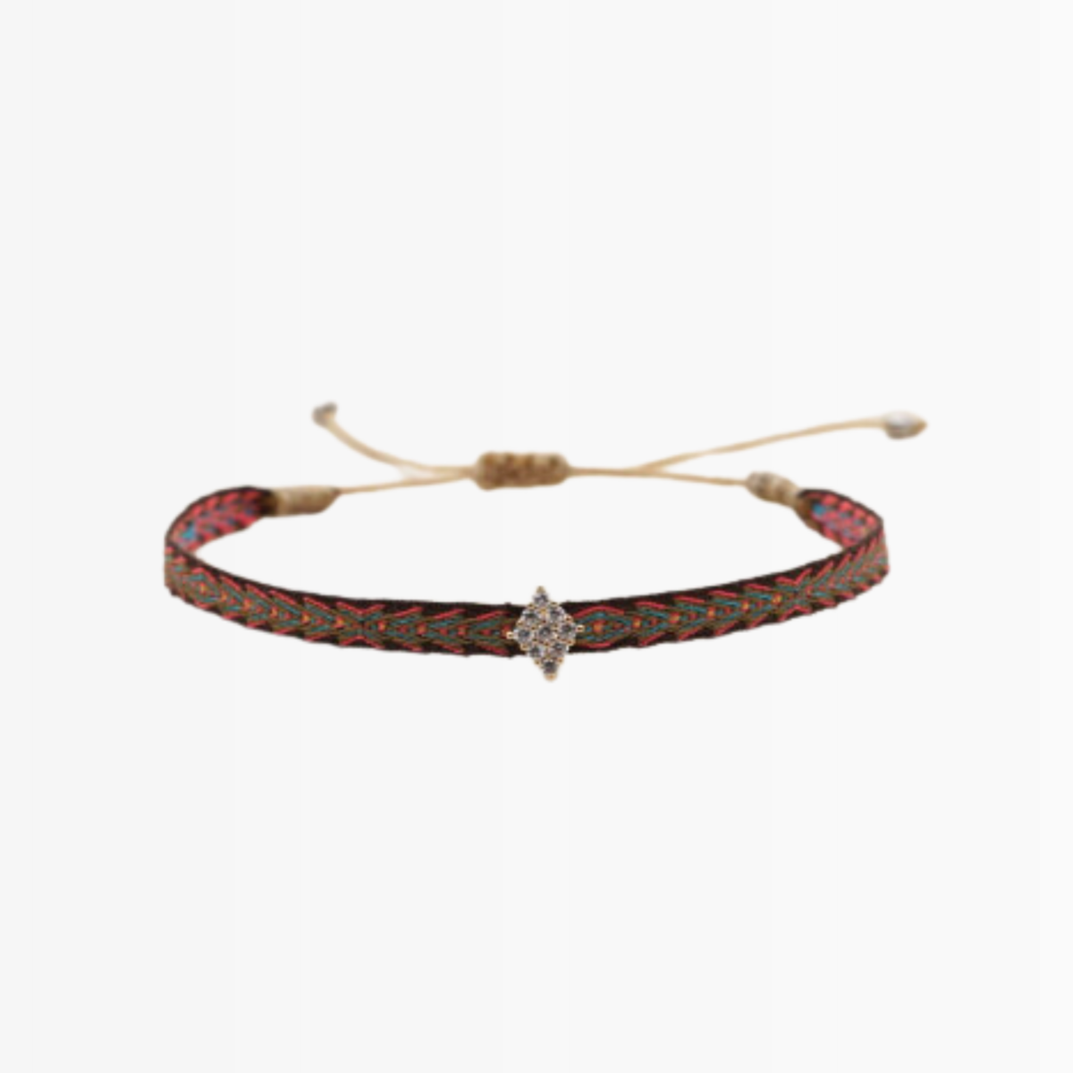 Geweven bedelarmband