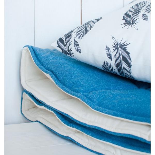 "Jeans" ronde katoenen mat