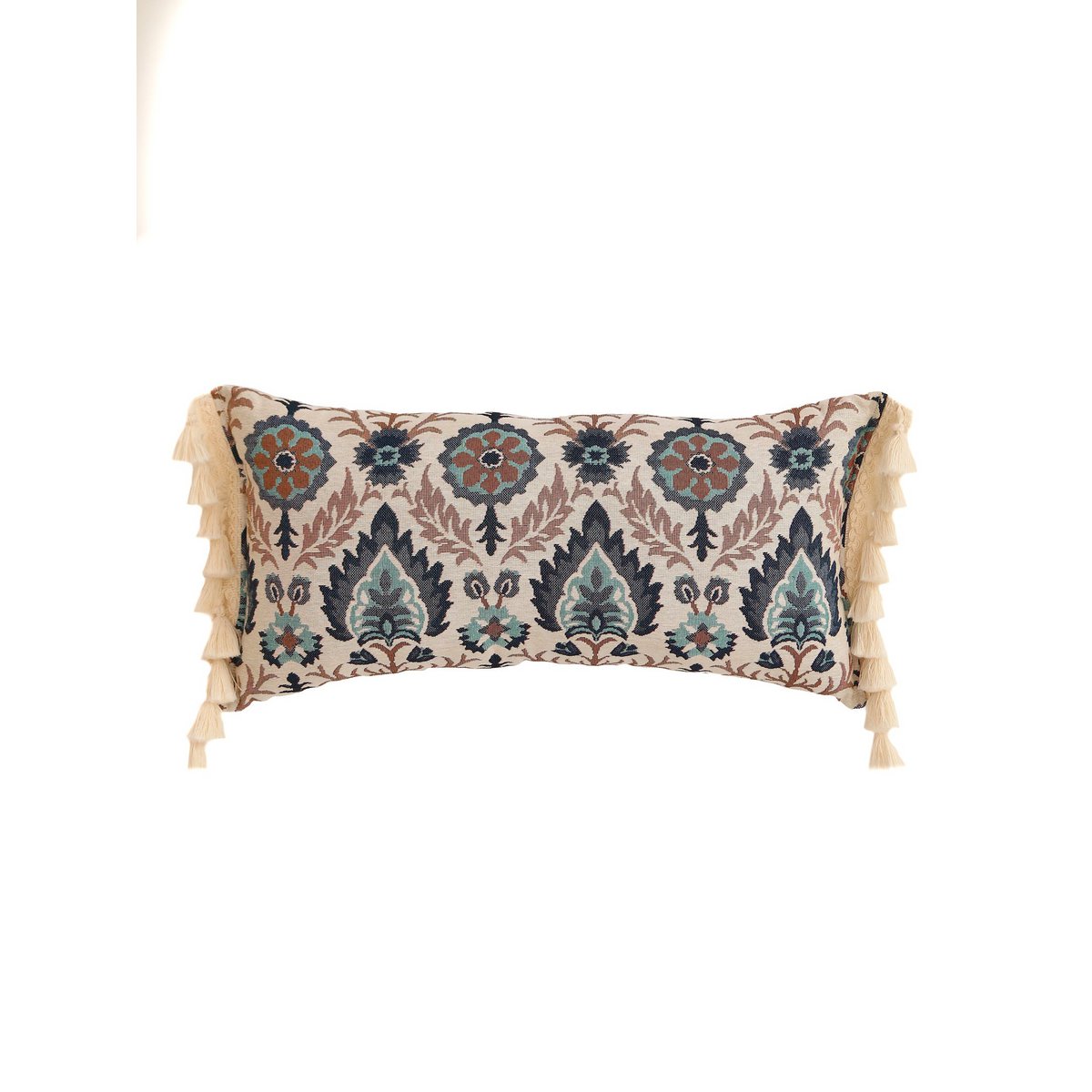 "Blue Iris in Istanbul" bolster met franje