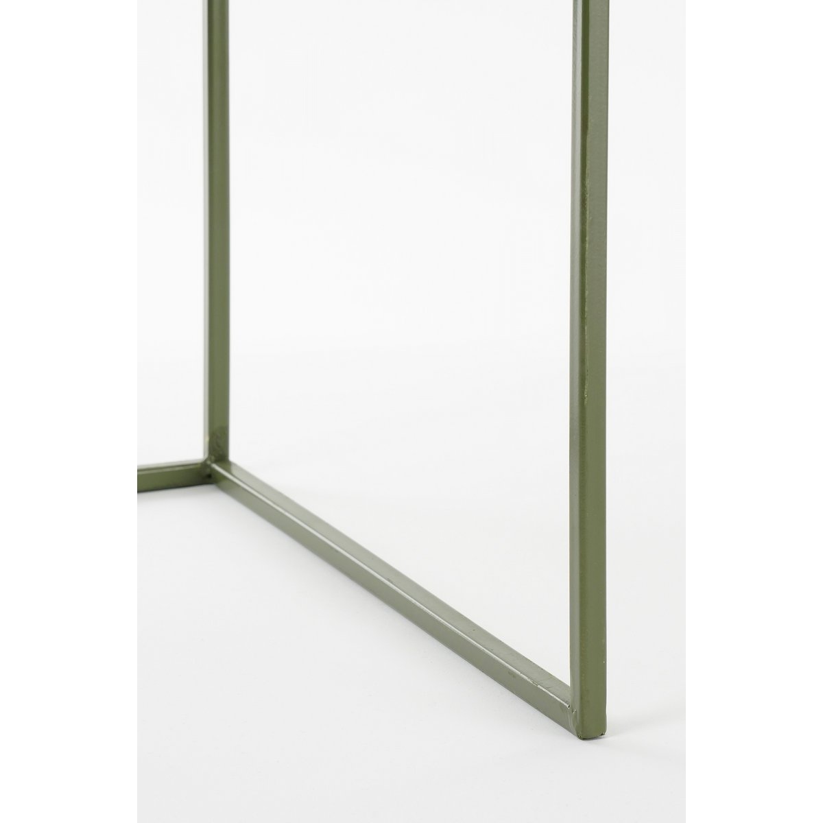 Bologna Bijzettafel Buiten - Set van 2 - L38 x B38 x H48 cm - Metaal - Groen