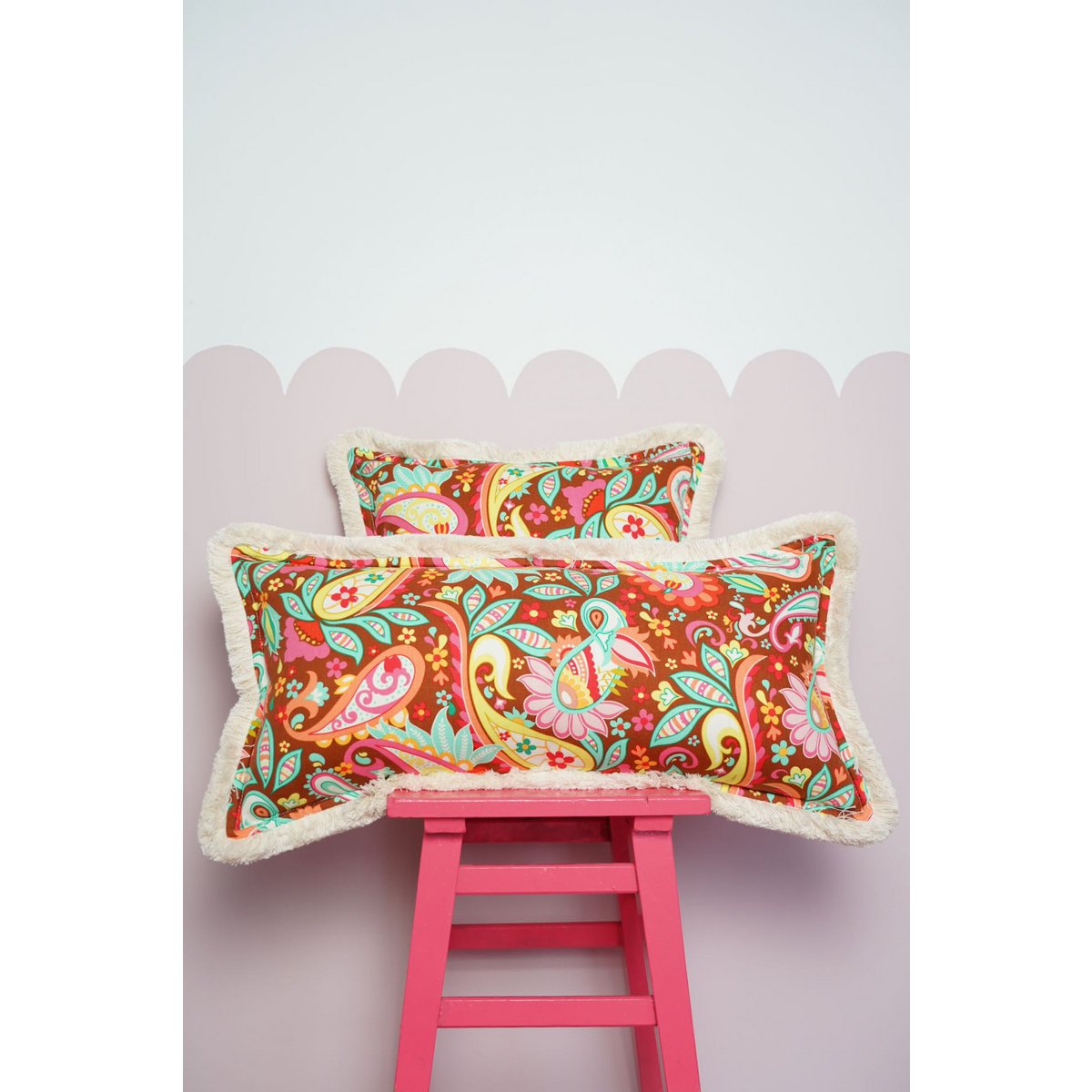Bolster met pony "Bruine harmonie"
