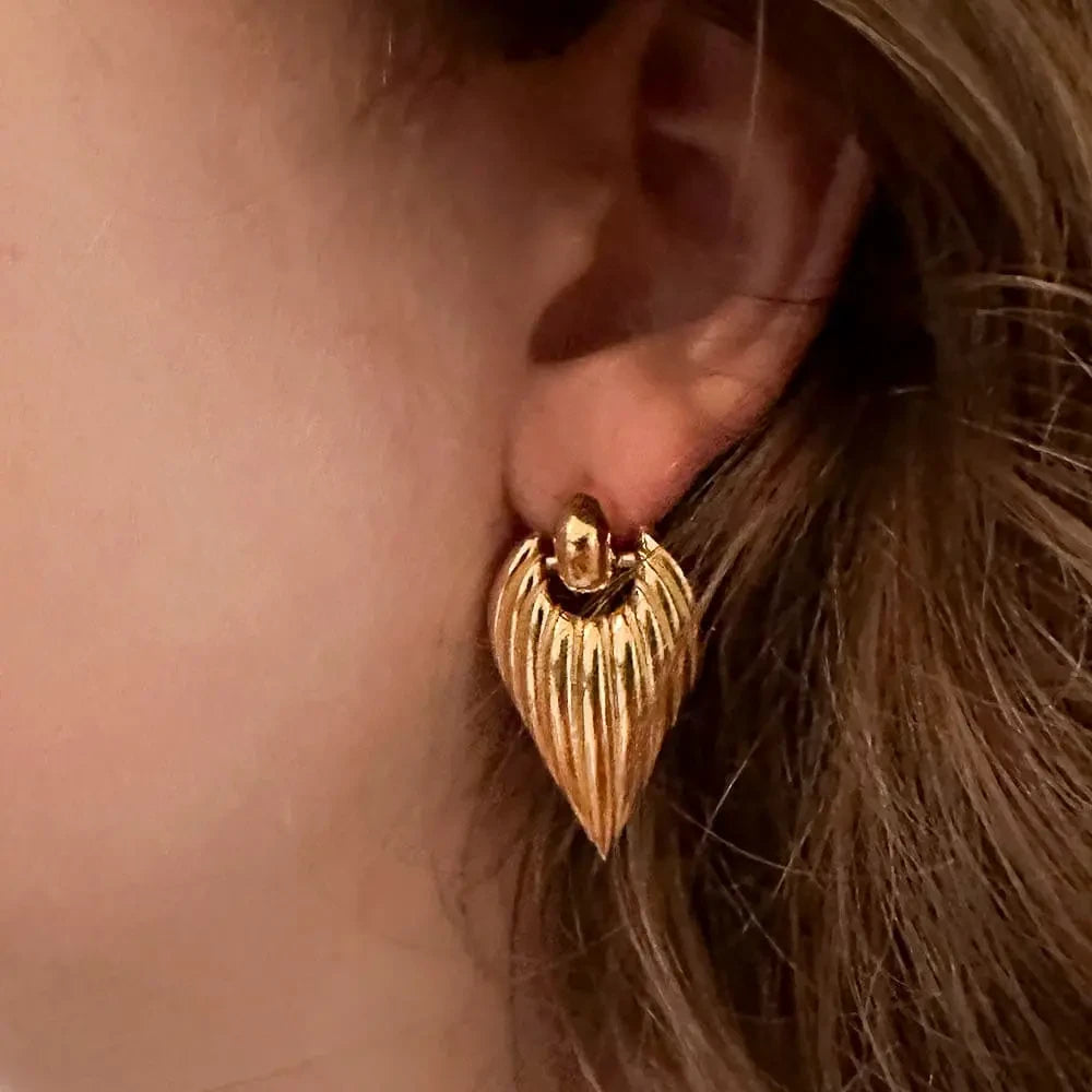 LOUIZ Gold Statement Oorbellen