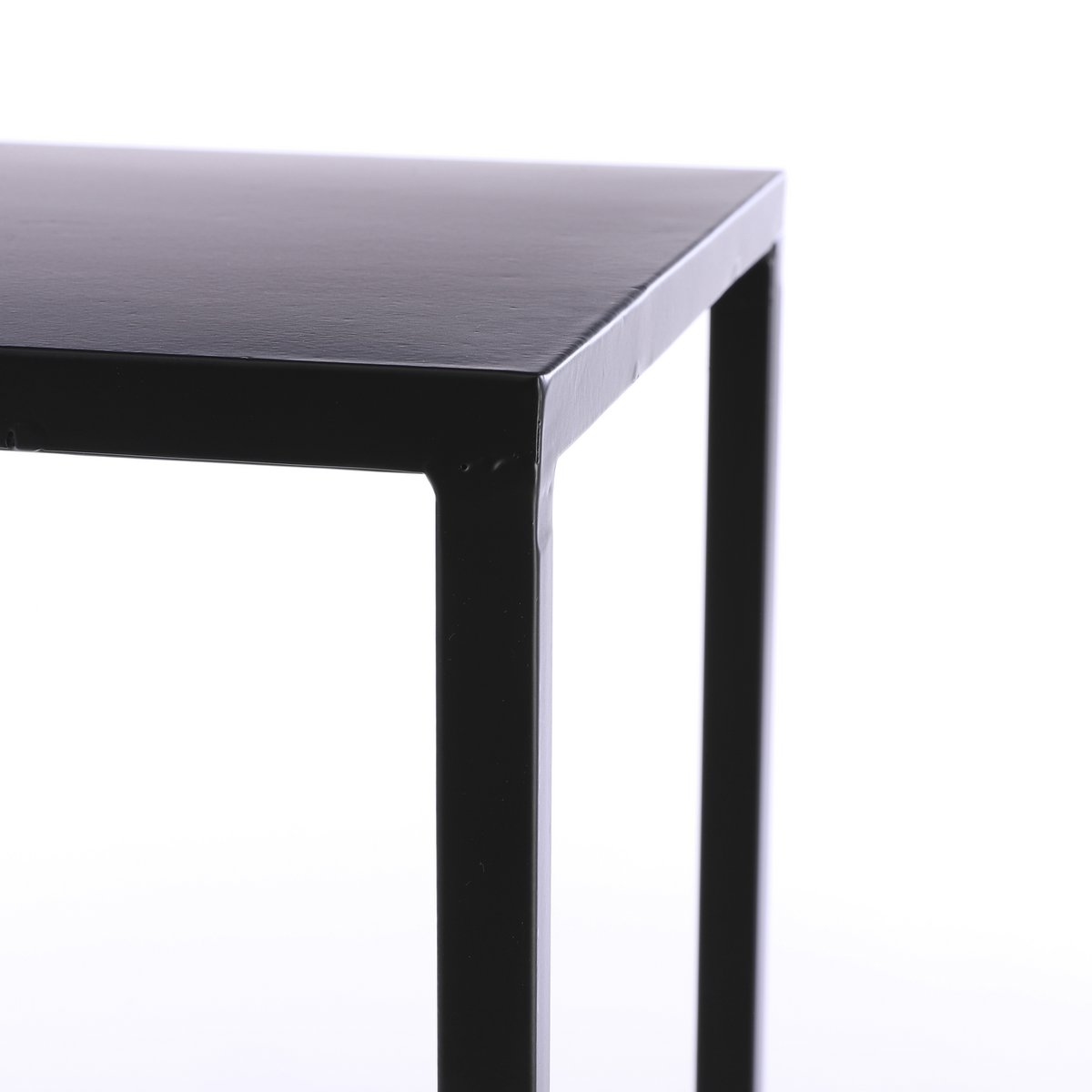 Goa Side table - Set of 2 - L30 x W30 x H42 cm - Metal - Black