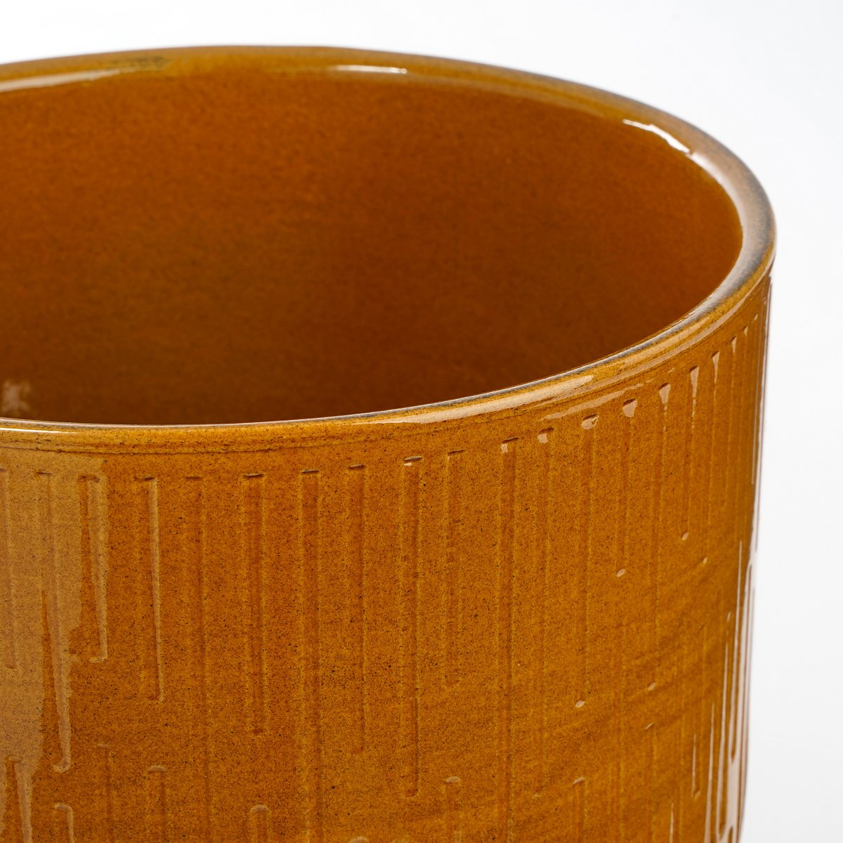 Thiago Bloempot - H23 x Ø26 cm - Terracotta - Oker
