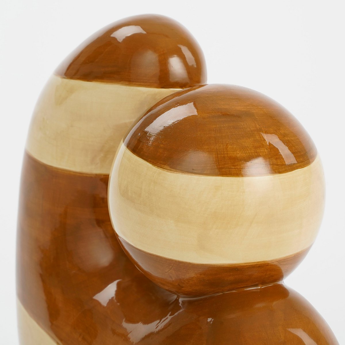 Decoratie Beeld - L26 x B11 x H25 cm - Dolomiet - Oker