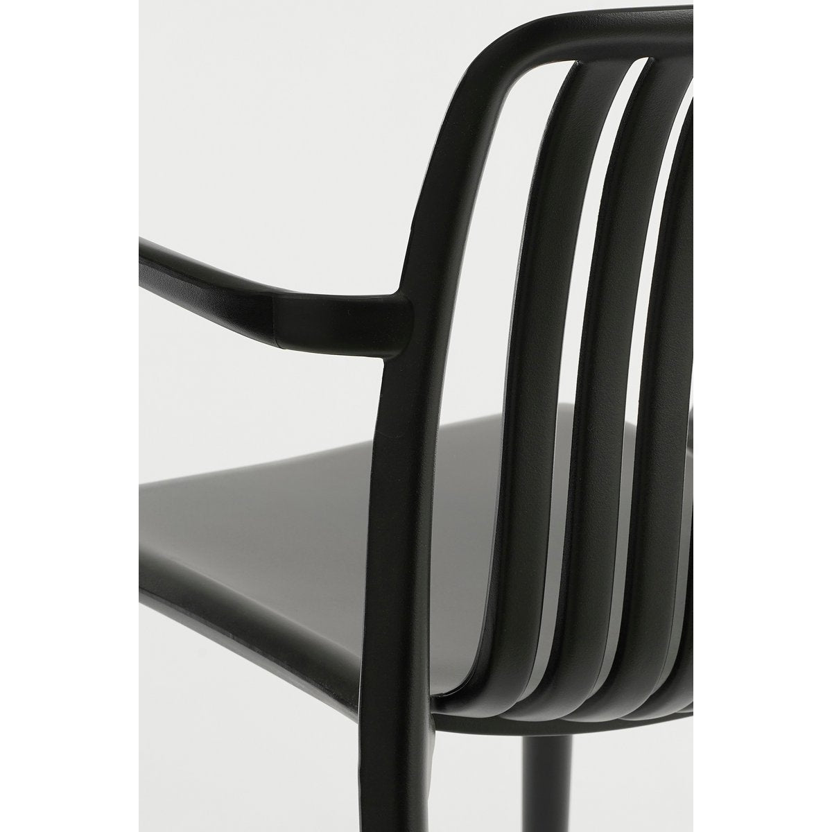 Paloma Garden chair - L53 x W53 x H78 cm - Polypropylene - Black