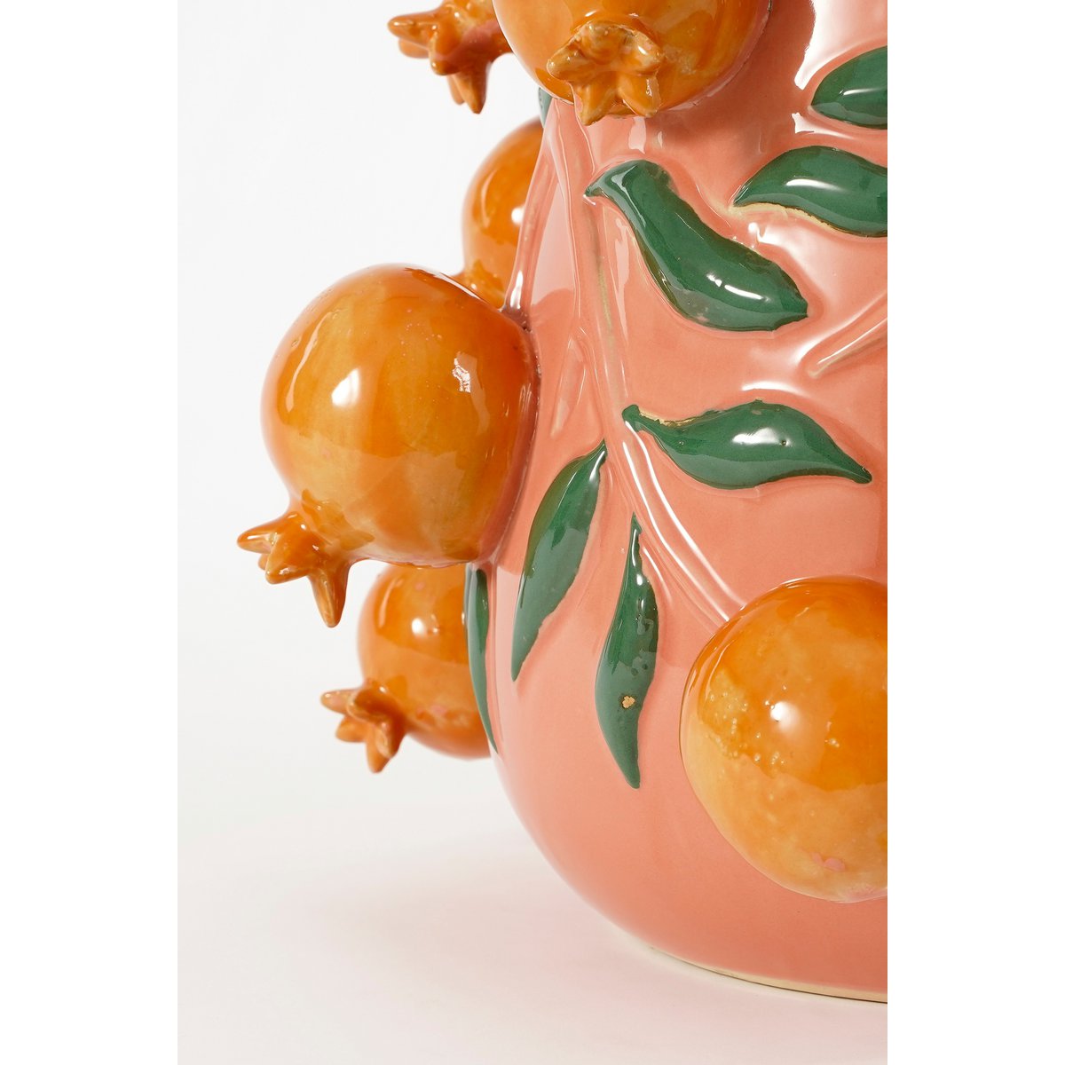 Melika Vaas - H31 x Ø34 cm - Keramiek - Roze