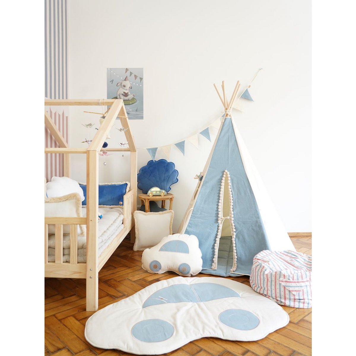 Decoratieve slinger "Jeans"