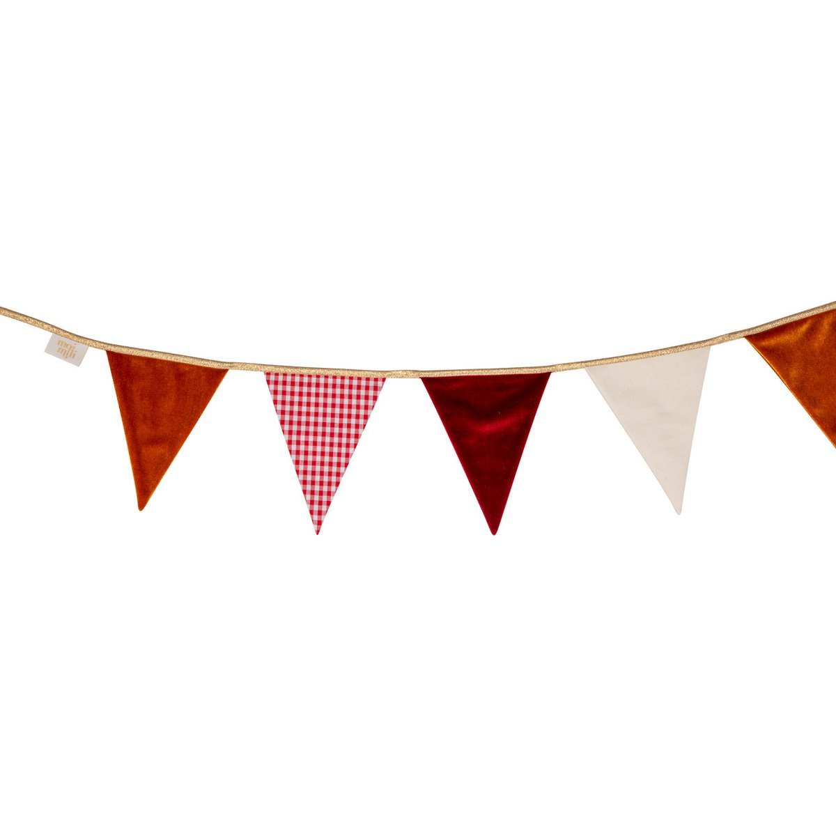 “Vakantietijd” Katoenen/fluwelen slinger, decoratie voor uw vakantiehuis