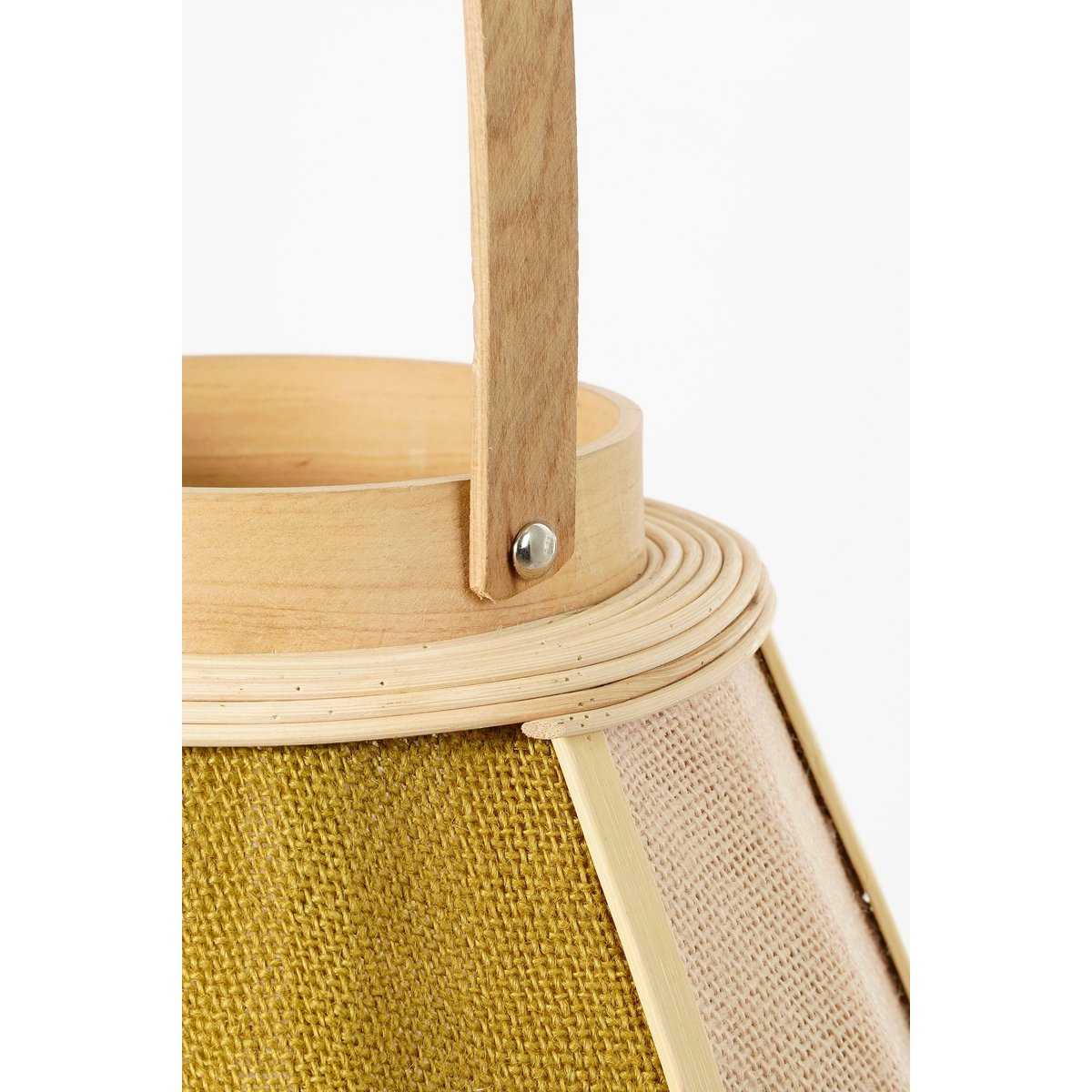 Roger Lantern - H45 x Ø32 cm - Jute - Beige, Brown