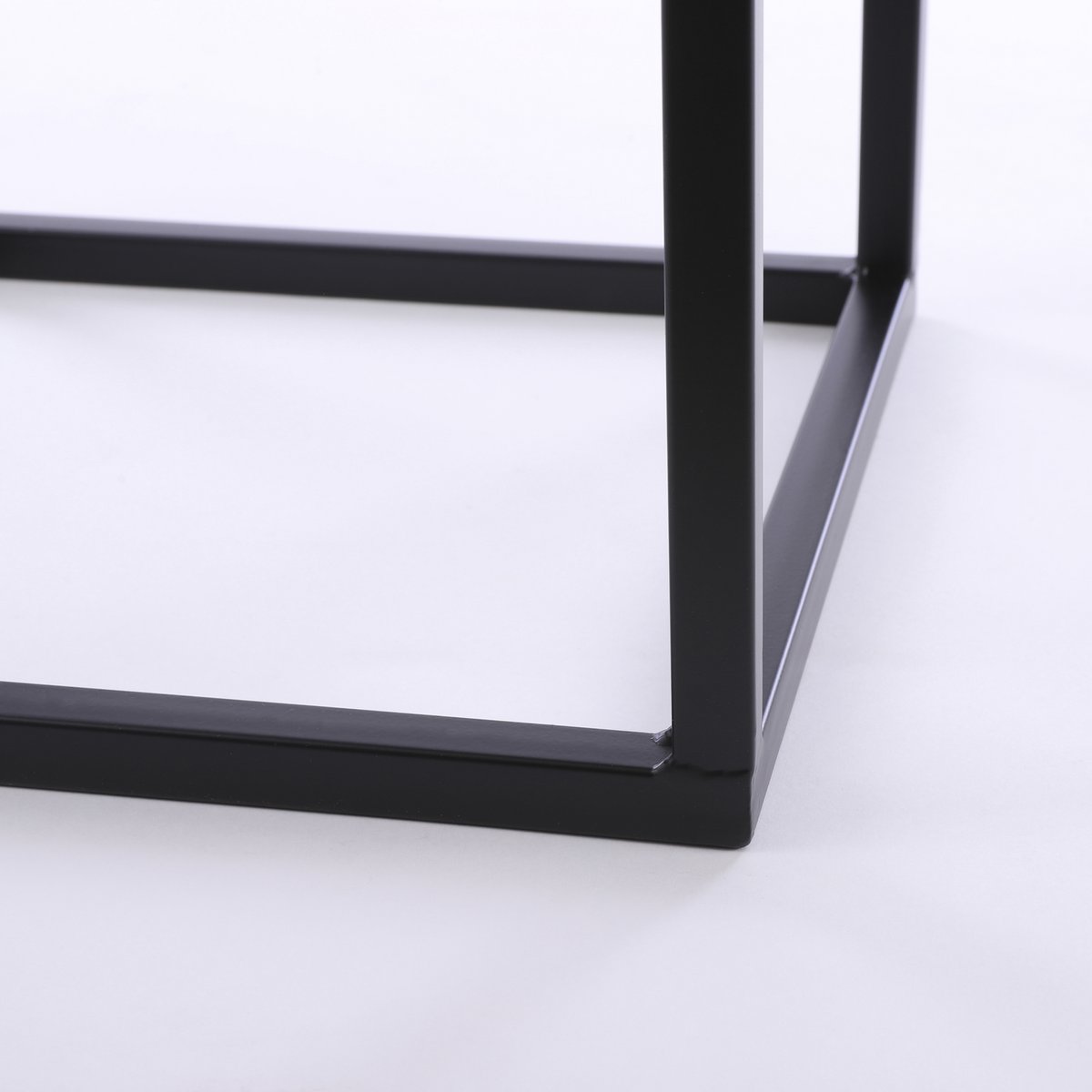 Goa Side table - Set of 2 - L35 x W35 x H33 cm - Metal - Black