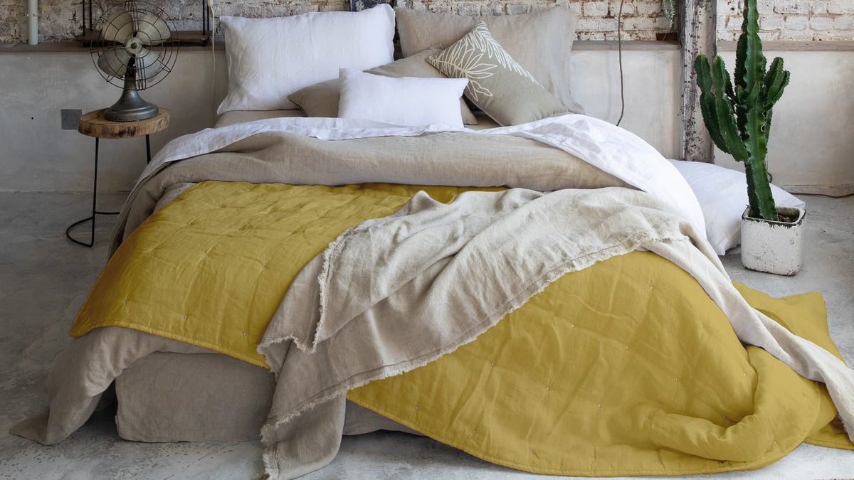 Bedsprei Stonewashed Zeff Absynthe 180 x 260