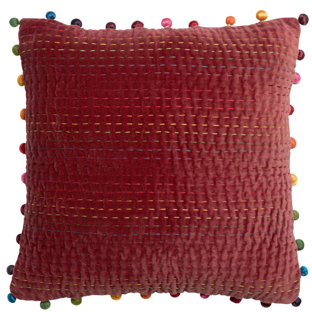 Coussin uni Gastonet Tomette 45 x 45