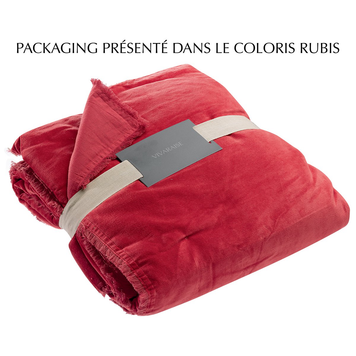 Plain throw Fara Ombre 135 x 200