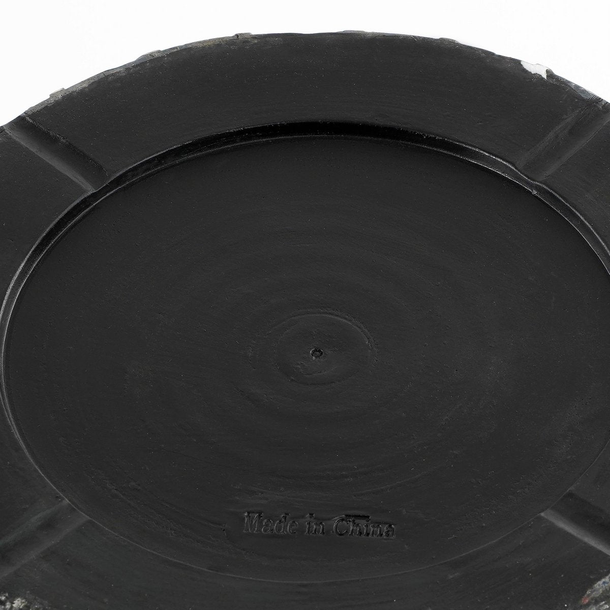 Bravo Outdoor Flower Pot - H26 x Ø30.5 cm - Black hammered