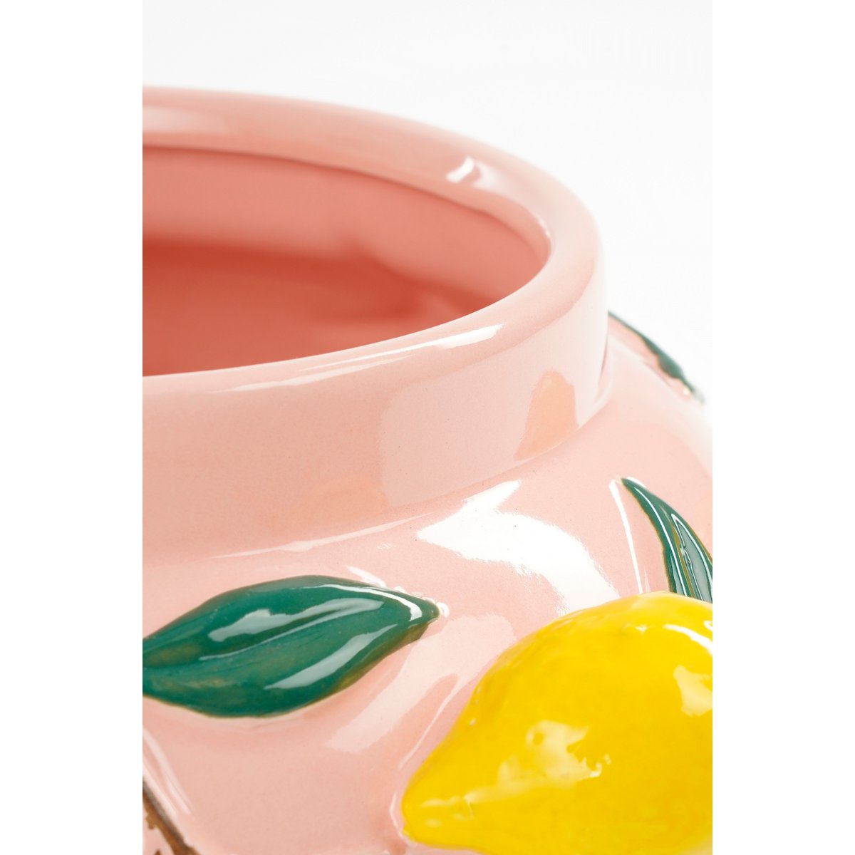 Melika Bloempot Binnen - H19 x Ø29 cm - Keramiek - Lichtroze