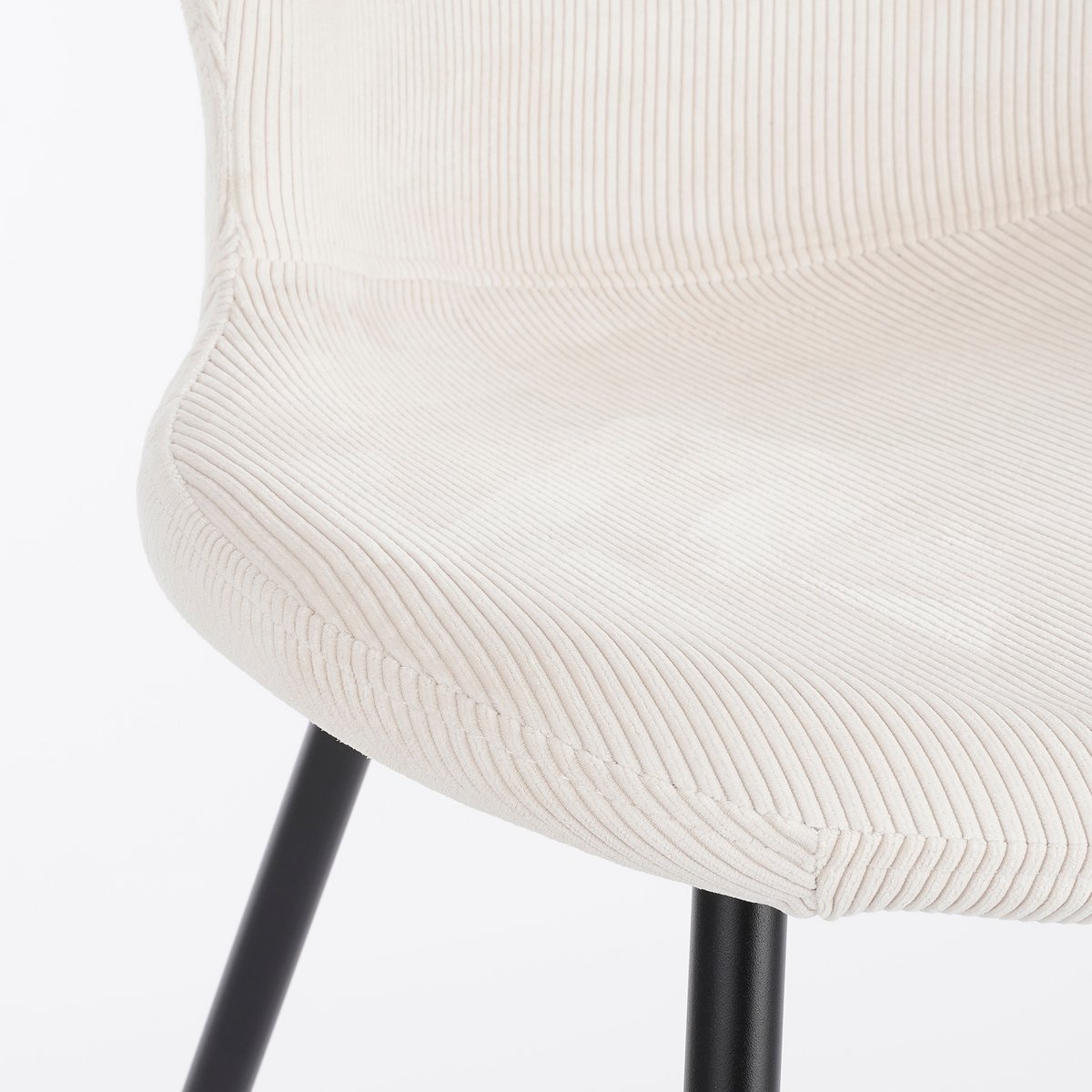 Max Eetkamerstoel - Velvet - Off White