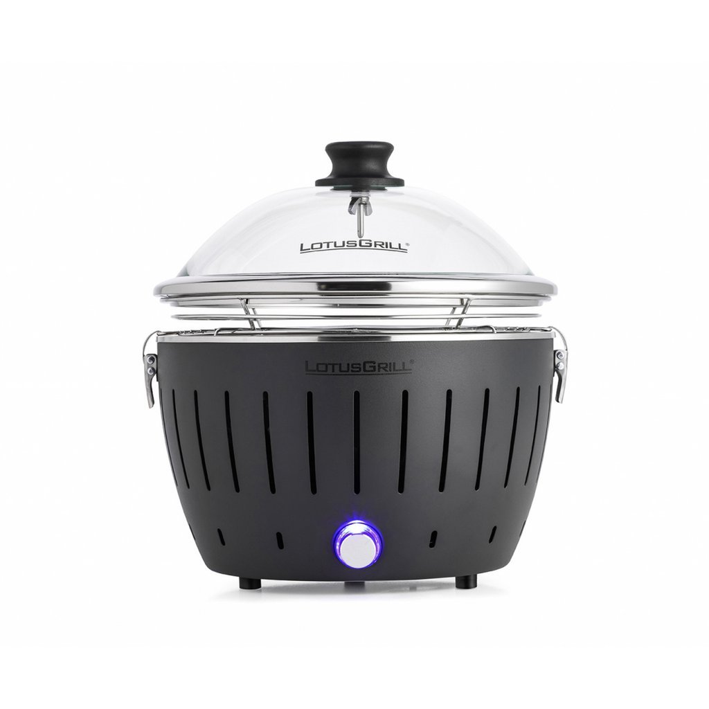 LotusGrill Glazen deksel voor Mini Ø290mm - Met geïntegreerde thermometer