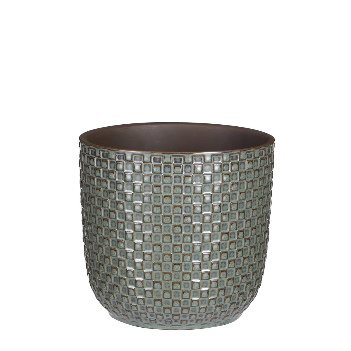 Daan Bloempot - H18 x Ø19 cm - Groen